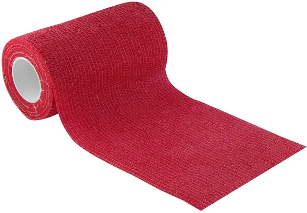 A-TAPE_Breathable_Self_Adhesive_Cohesive_Bandage_�_for_Sports,_Wrap,_Athletic,_Non_Woven_First_Aid_Medical,_Wrist,_Swelling_(10_cm_X_4.5_mtr-_Pack_of_6)_Red_,_Cotton_Crepe_Bandage_Crepe_Bandage