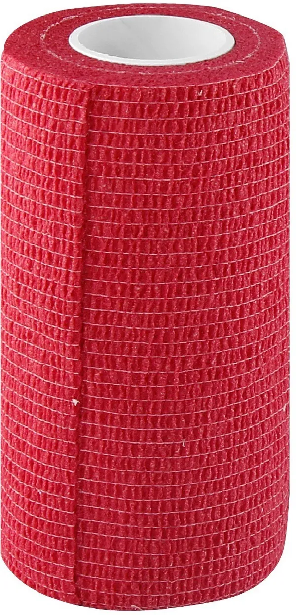 A-TAPE_Breathable_Self_Adhesive_Cohesive_Bandage_�_for_Sports,_Wrap,_Athletic,_Non_Woven_First_Aid_Medical,_Wrist,_Swelling_(10_cm_X_4.5_mtr-_Pack_of_6)_Red_,_Cotton_Crepe_Bandage_Crepe_Bandage