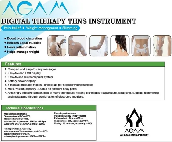 AGAM_AG5712_Digital_Therapy_Machine_Massager_(Silver)