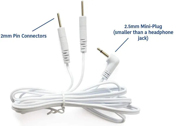 AGAM_TENS_Wires_Electrode_Wires_for_TENS_Unit_2.5_mm_Plug_to_2_mm_Pin_Tens_Wire_Electrotherapy_Device_(Wires_for_TENS_Unit_-_Pack_of_2)