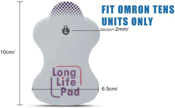 AGAM_6_Pcs_Compatible_with_Omron_TENS_Unit_Tens_Unit_Electrotherapy_Device_(Tens_Unit_Replacement_Electrodes_Pads)