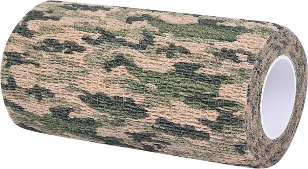 A-TAPE_Self_Adhesive_Cohesive_Bandage_(10cm*4.5m|Pack_of_2,_Grass_camo)_Crepe_Bandage