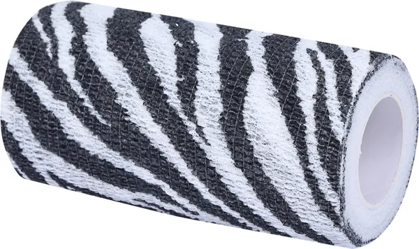 A-TAPE_Self_Adhesive_Cohesive_Bandage_(10cm*4.5m|Pack_of_2,_Zebra)_Crepe_Bandage