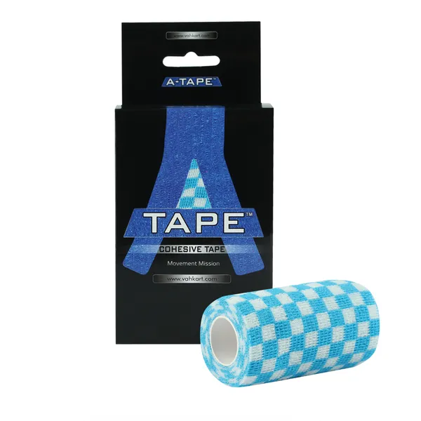 A-TAPE_Cohesive_Crepe_Bandage_for_Humans_&_Pets_Blue_check_(10_cm*4.5_mtr)_Pack_Of_2_Crepe_Bandage