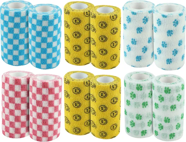 A-TAPE_Breathable_Cohesive_Bandage_for_Humans_&_Pets_(10_cm*4.5_mtr)_Pack_Of_12_Crepe_Bandage