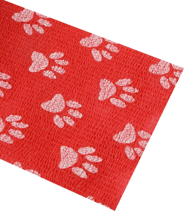 A-TAPE_Cohesive_Crepe_Bandage_for_Humans_&_Pets_Red_Paw_(10_cm*4.5_mtr)_Pack_Of_2_Crepe_Bandage