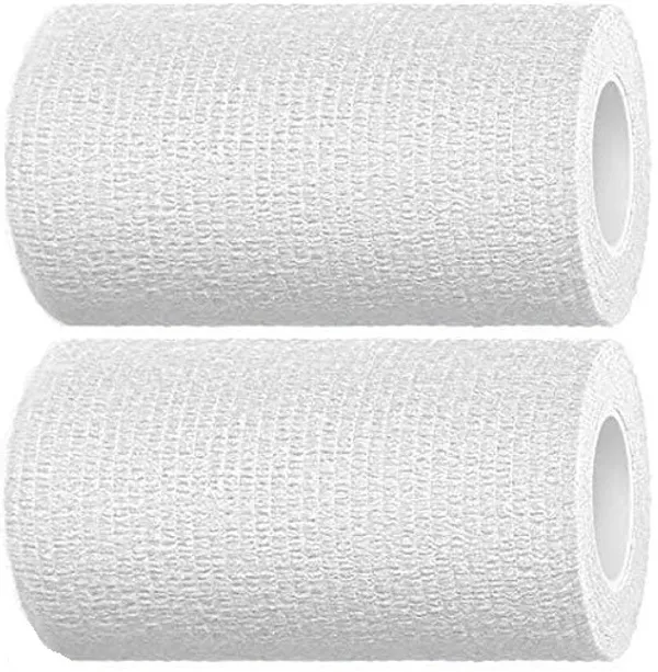 A-TAPE_Cohesive_Crepe_Bandage_White_(Pack_of_2)_Elastic_Self_Adhesive_(10_cm_X_4.5_mtr)_Crepe_Bandage_(10_cm)