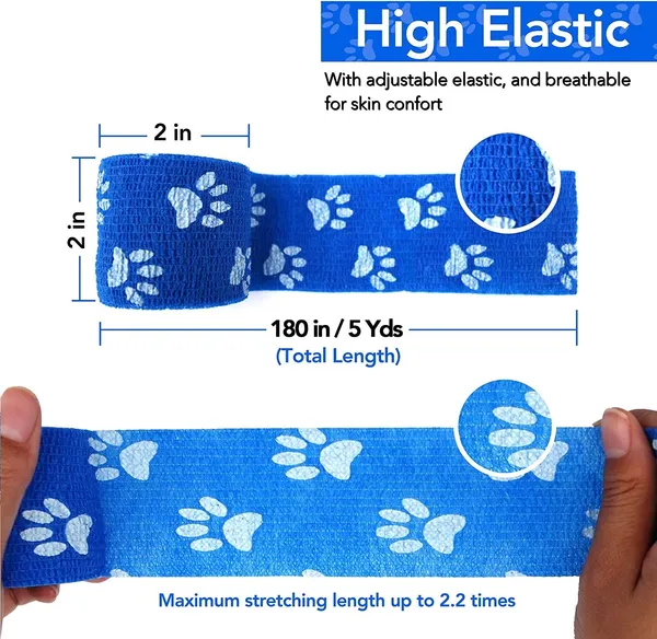 A-TAPE_Breathable_Cohesive_Bandage_for_Humans_&_Pets_(5_cm*4.5_mtr)_Pack_Of_9,_Paw's_Crepe_Bandage