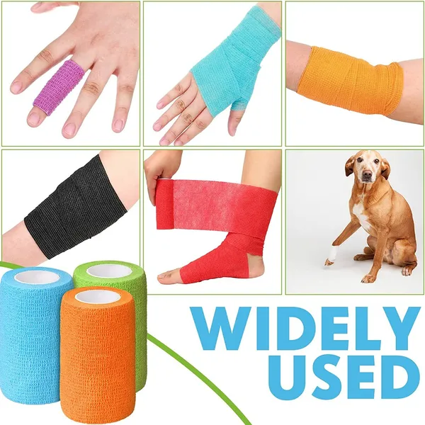 A-TAPE_Breathable_Cohesive_Bandage_for_Humans_&_Pets_(5_cm*4.5_mtr)_Pack_Of_9,_Paw_Crepe_Bandage
