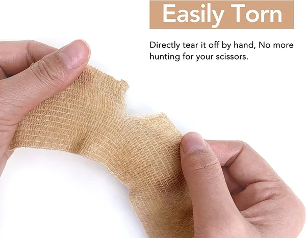 A-TAPE_Self_Adhesive_Cohesive_Bandage_(7.5cm*4.5m|Pack_of_12,_Beige)_Crepe_Bandage
