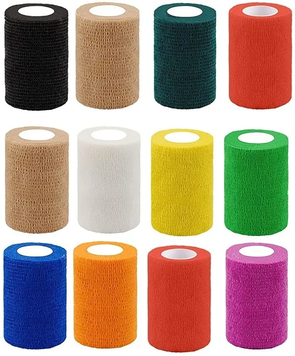 A-TAPE_Self_Adhesive_Cohesive_Bandage_(7.5cm*4.5m|Pack_of_12,_Multicolour)_Crepe_Bandage