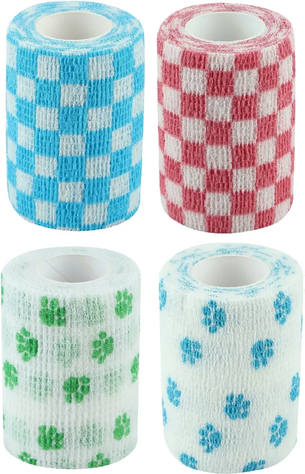 A-TAPE_Breathable_Cohesive_Bandage_for_Humans_&_Pets_(7.5_cm*4.5_mtr)_Pack_Of_4_Crepe_Bandage