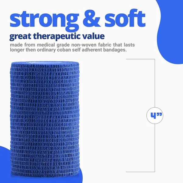 A-TAPE_Self_Adhesive_Cohesive_Bandage_(7.5cm*4.5m|Pack_of_4,_Blue)_Crepe_Bandage