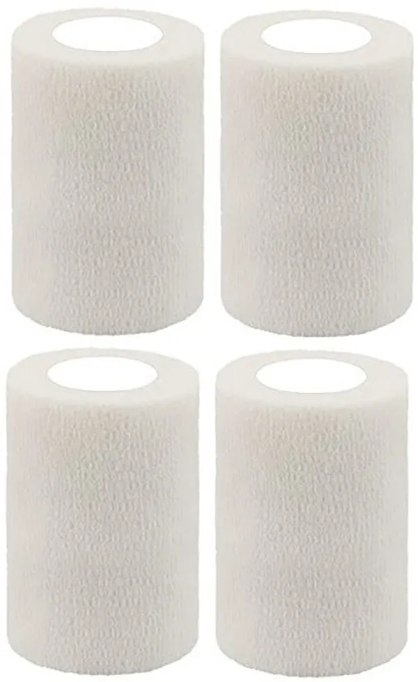 A-TAPE_Self_Adhesive_Cohesive_Bandage_(7.5cm*4.5m|Pack_of_4,_White)_Crepe_Bandage
