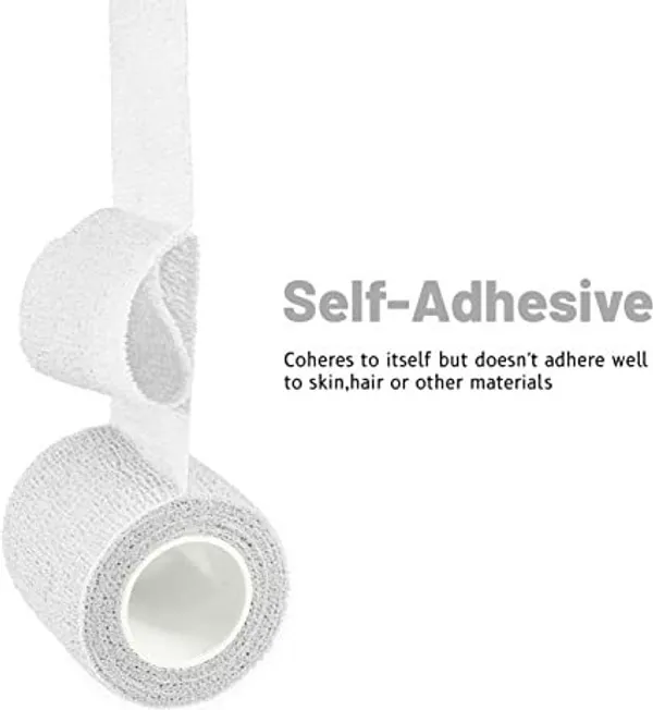 A-TAPE_Self_Adhesive_Cohesive_Bandage_(7.5cm*4.5m|Pack_of_4,_White)_Crepe_Bandage