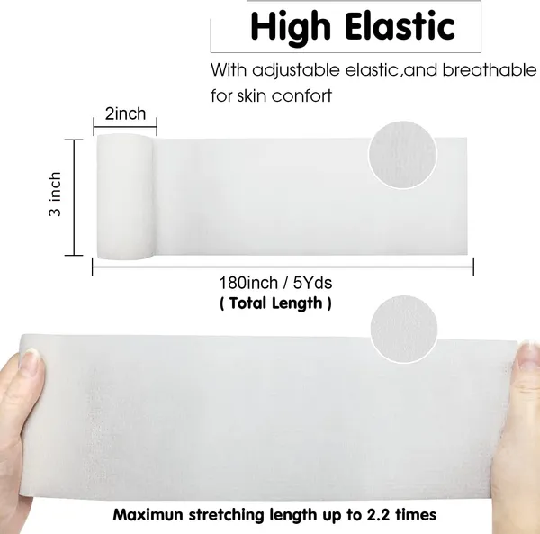 A-TAPE_Self_Adhesive_Cohesive_Bandage_(7.5cm*4.5m|Pack_of_4,_White)_Crepe_Bandage