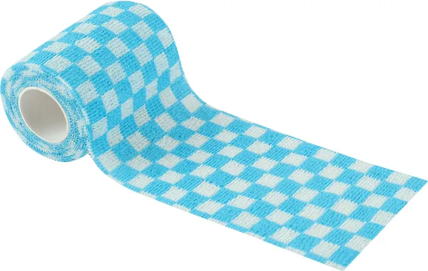 A-TAPE_Breathable_Cohesive_Bandage_for_Humans_&_Pets_(7.5_cm*4.5_mtr)_Pack_Of_8_Checks_Crepe_Bandage