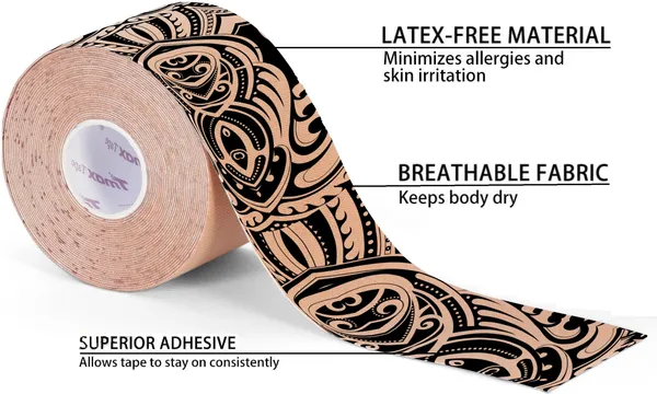 A-TAPE_Made_in_Korea_Kinesiology_Tape_for_Sports_Injury_Pain_Relief(5cm*5_m,_Tattoo)_Kinesiology_Tape