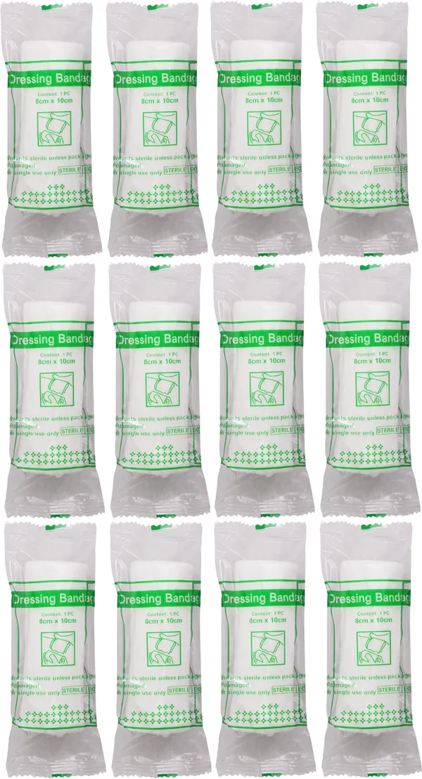 A-TAPE_PBT_8cm*10cm_Wound_Dressing_Pad_Bandage_for_Gentle_Protection_for_Sensitive_Skin_Non-Sterile_Gauge_Roll_(8_cm_400_cm_12_Rolls)