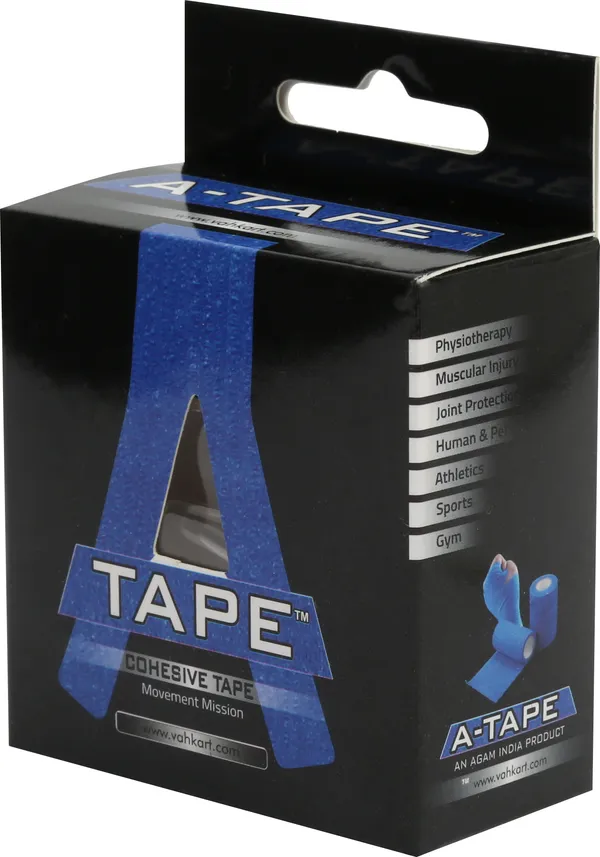 A-TAPE_Self_Adhesive_Cohesive_Bandage_(2.5cm*4.5m|Pack_of_4)_printed_Crepe_Bandage
