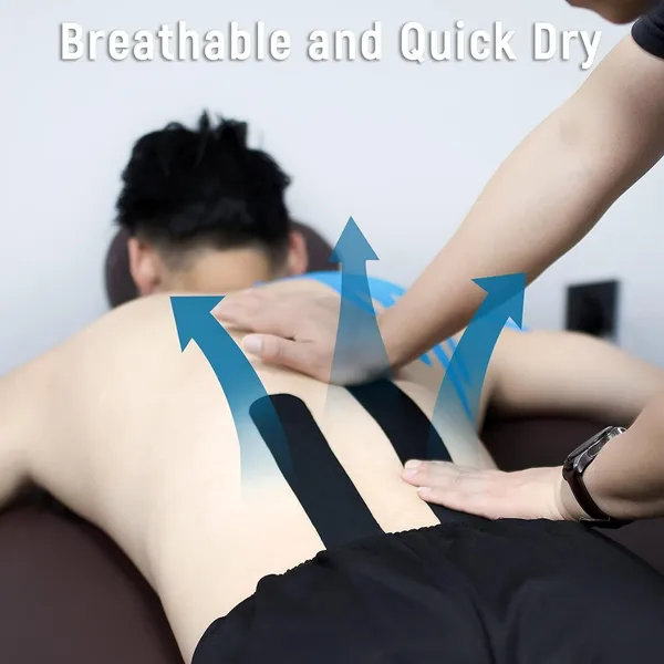 MuscleFix_Athletic_Sports_Kinesiology_Tape,_for_Muscle_Recovery_&_Support_(5cm*5m_|_Blue)_Kinesiology_Tape