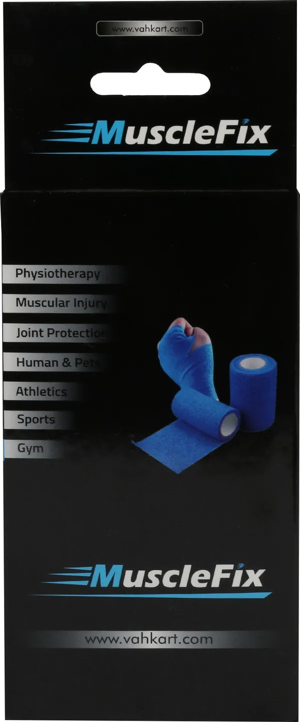 MuscleFix_Cohesive_Crepe_Bandage_for_Humans_&_Pets_(10_cm_*_4.5_mtr/_Pack_Of_12)_Purple_Crepe_Bandage_(10_cm)