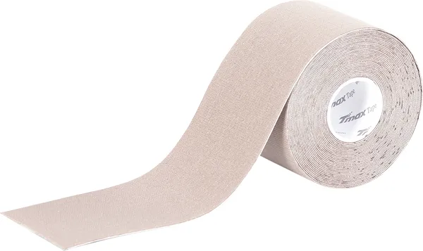 A-TAPE_Tmax_Kinesiology_Tape_|_Physio_Tape_4_Way_Stretch_Sports_Tape_(5_m_*_5_cm)_Beige_Kinesiology_Tape_(Beige)