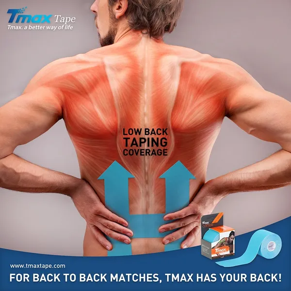 A-TAPE_Tmax_Kinesiology_Tape_|Athletic_Sports_Tape_(5_m_*_5_cm)_Black_Kinesiology_Tape