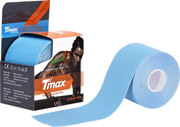 A-TAPE_Tmax_Kinesiology_Tape_|Athletic_Sports_Tape_(5_m_*_5_cm)_Blue_Kinesiology_Tape