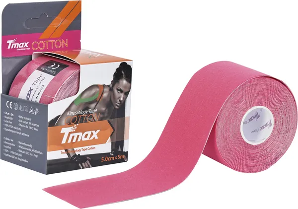 A-TAPE_Tmax_Kinesiology_Tape_|Athletic_Sports_Tape_(5_m_*_5_cm)_Pink_Kinesiology_Tape