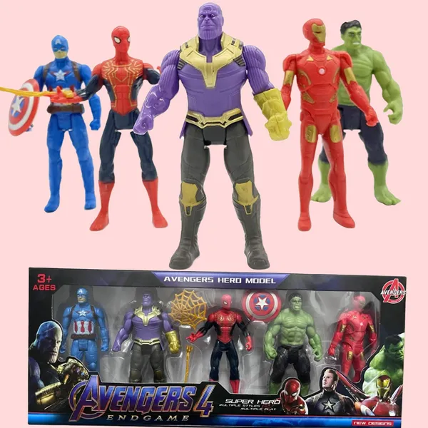 Satsa Super Heroes Marvel Avengers Endgame Action Figure Toy Set