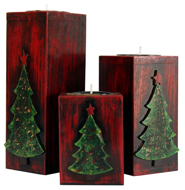 Set_Of_3_Handmade_Wooden_Tea_Light_Candle_Holder_|_Table_Top_Accessories|