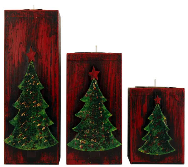 Set_Of_3_Handmade_Wooden_Tea_Light_Candle_Holder_|_Table_Top_Accessories|