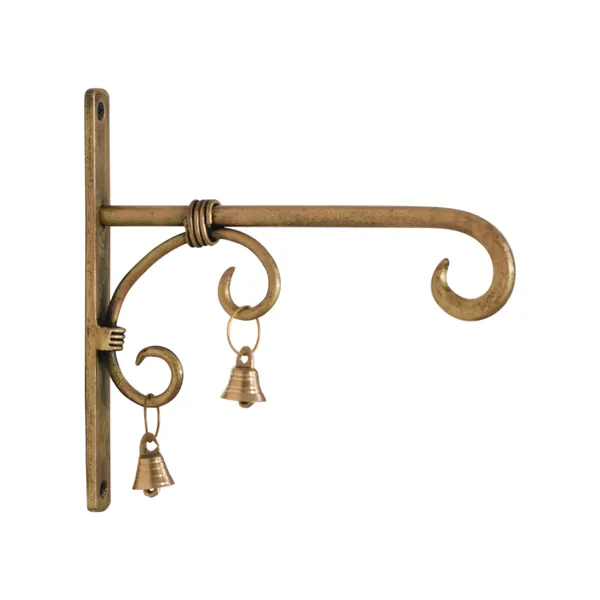 Pack_Of_2_Hand_Forged_Metal_Antique_Golden_Wall_Bracket_For_Hanging