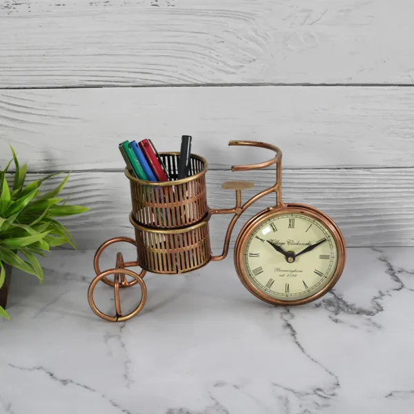 Iron_Antique_Pen_Holder_With_Clock_|_Pen_Holder_For_Office_And_Home_Decoration