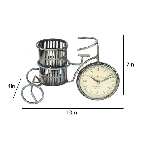 Iron_Antique_Pen_Holder_With_Clock_|_Pen_Holder_For_Office_And_Home_Decoration