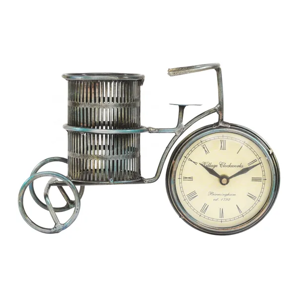 Iron_Antique_Pen_Holder_With_Clock_|_Pen_Holder_For_Office_And_Home_Decoration