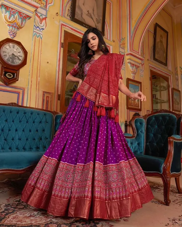 Purple_Dola_Silk_Patola_Print_Traditional_Lehenga_Choli