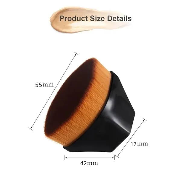 Makeup_brush_for_petal_shape_handle_and_soft_brown_plump_hair