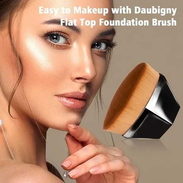Makeup_brush_for_petal_shape_handle_and_soft_brown_plump_hair