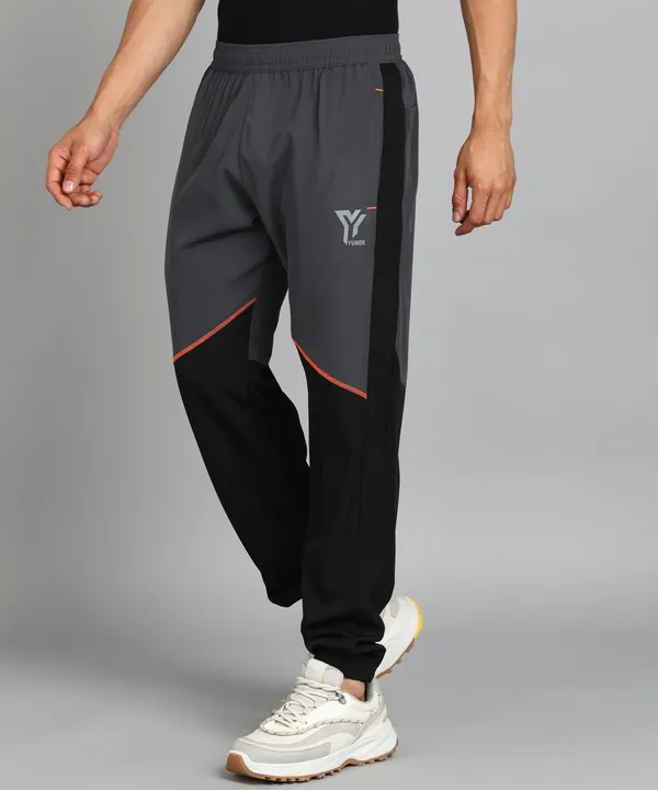 Colorblock_Men_Grey,_Black_Track_Pants