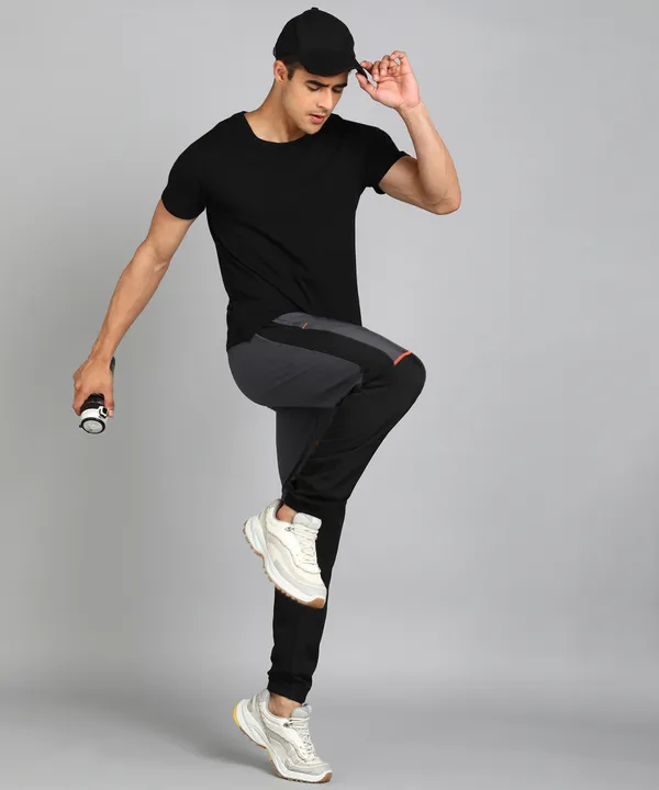 Colorblock_Men_Grey,_Black_Track_Pants