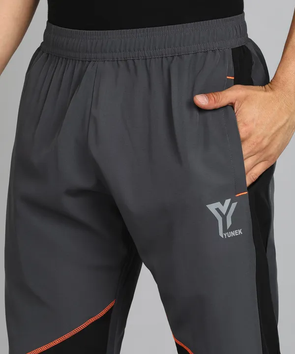 Colorblock_Men_Grey,_Black_Track_Pants