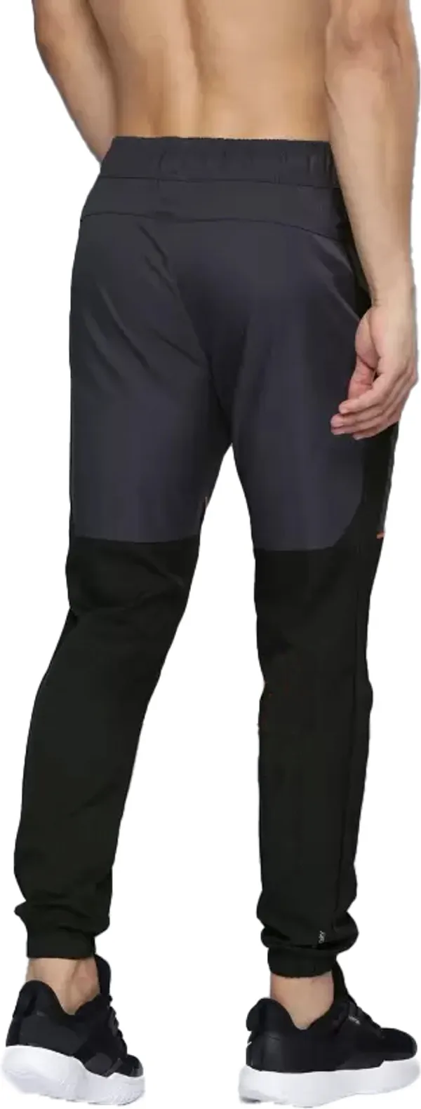Colorblock_Men_Black_Track_Pants