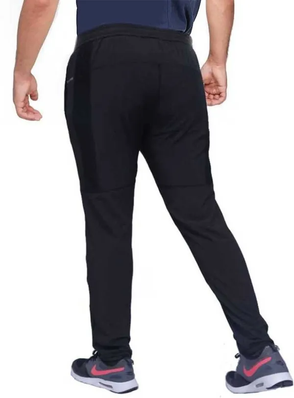 Solid_Striped_Men_Black_Track_Pants