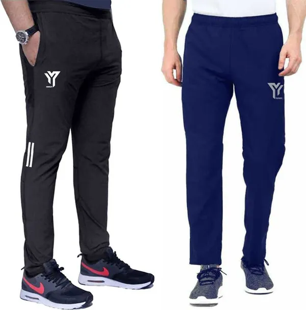 Buy online Navy Blue Lycra Blend Full Length Track Pant from Sports Wear  for Men by Zeffit for ₹359 at 73% off | 2024 Limeroad.com