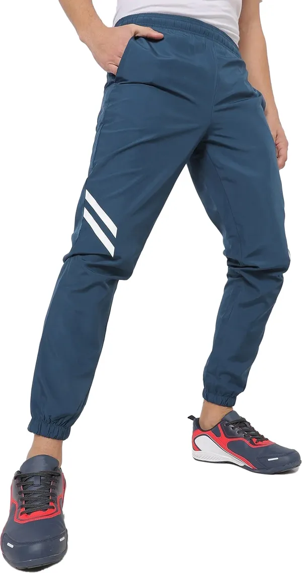 Solid_Men_Blue_Track_Pants