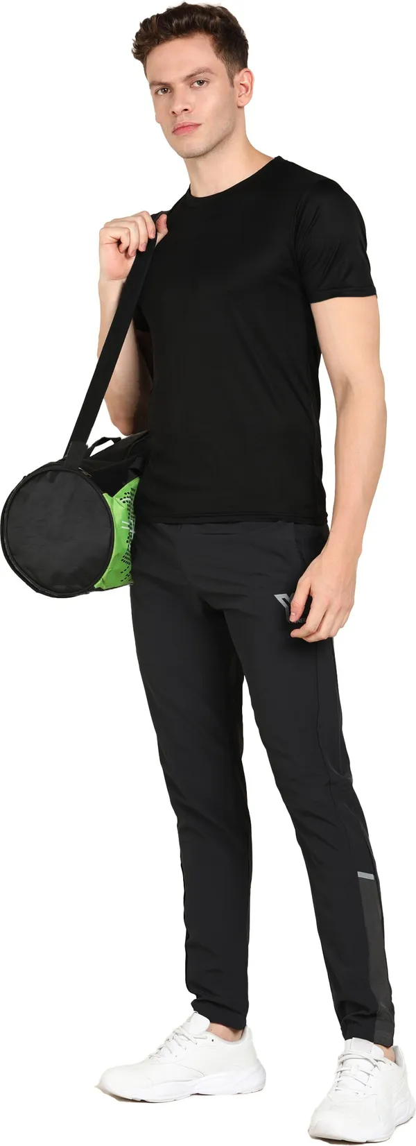 Solid_Men_Black_Track_Pants