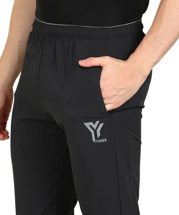 Solid_Men_Black_Track_Pants