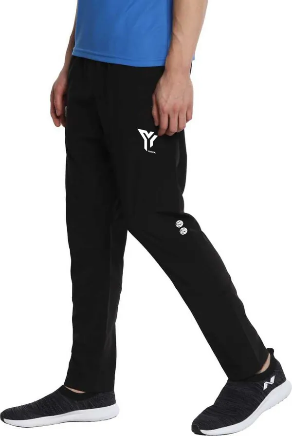 Solid_Men_Black_Track_Pants